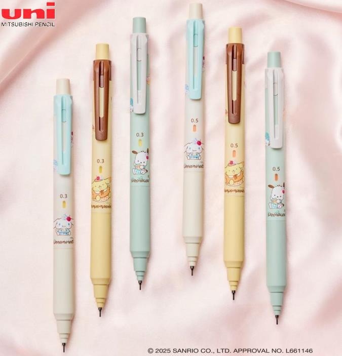 三麗鷗 x KURUTOGA KS進化版 360度旋轉自動鉛筆（0.5mm）｜日本 uni