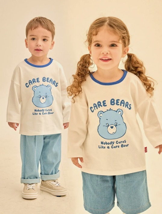 韓國 CARE BEARS LOOSE 長袖TEE | 男女裝