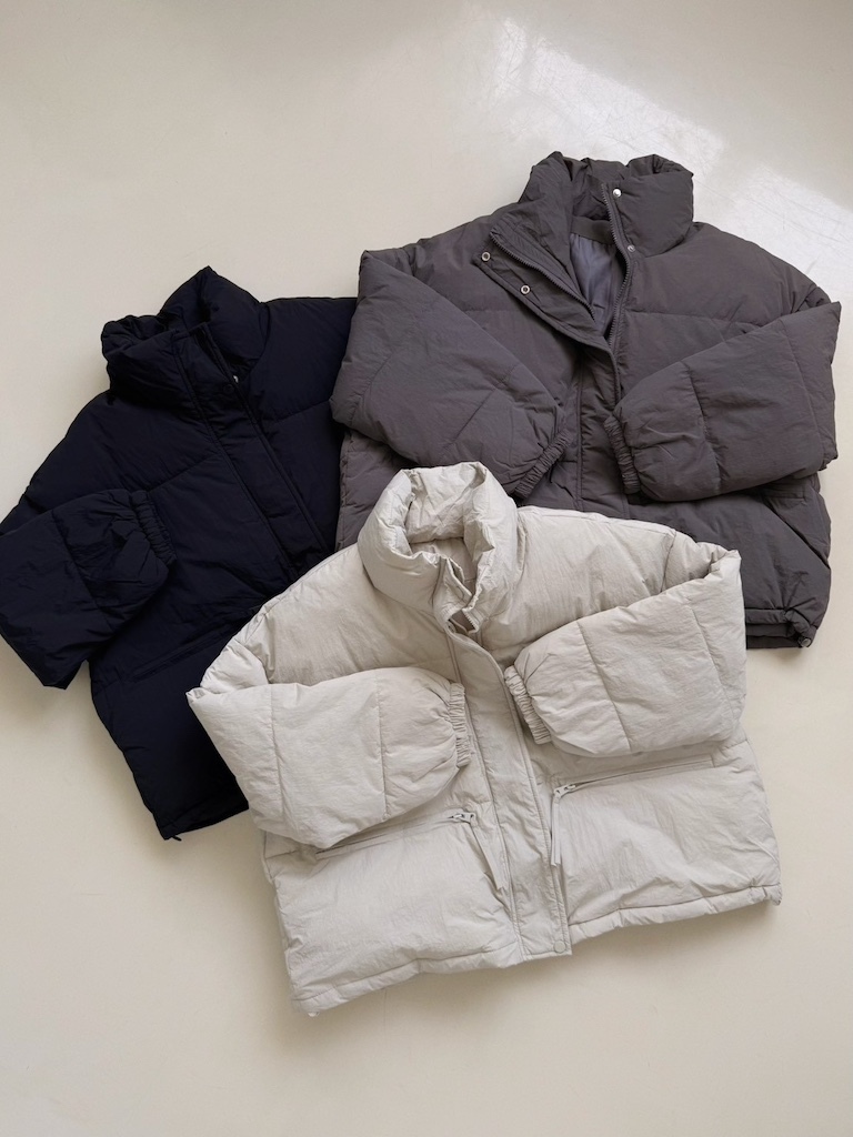 石墨烯雲絨立領鋪棉外套