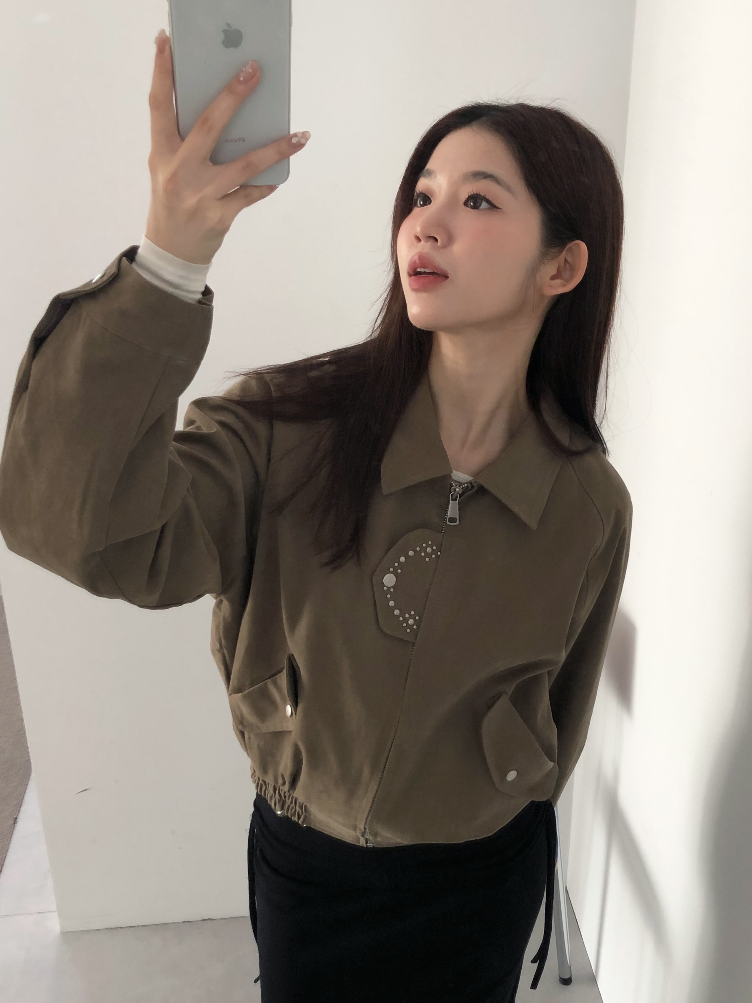 Rivet Bomber Jacket #外套