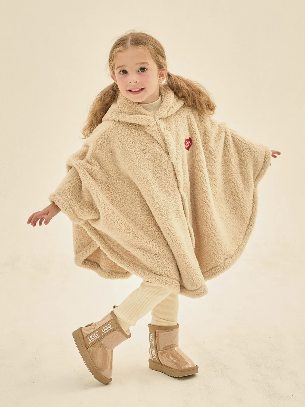 韓國 CARE BEARS 毛毛連帽披肩 | 男女裝