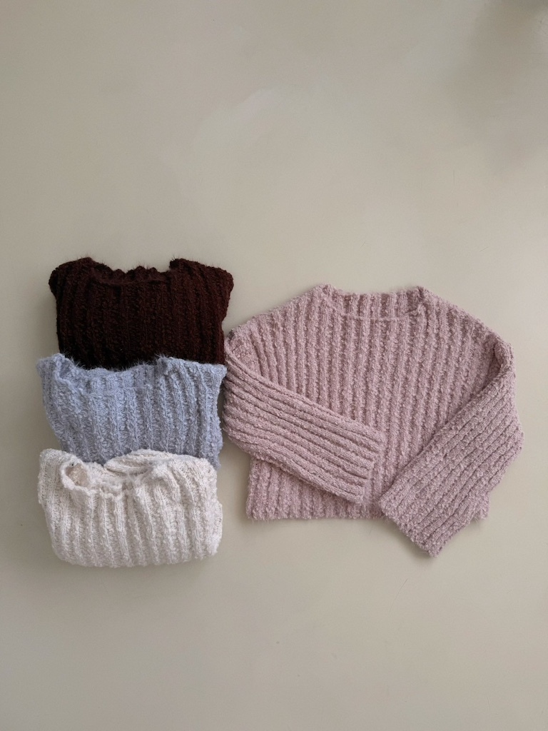 仙女款毛料針織上衣