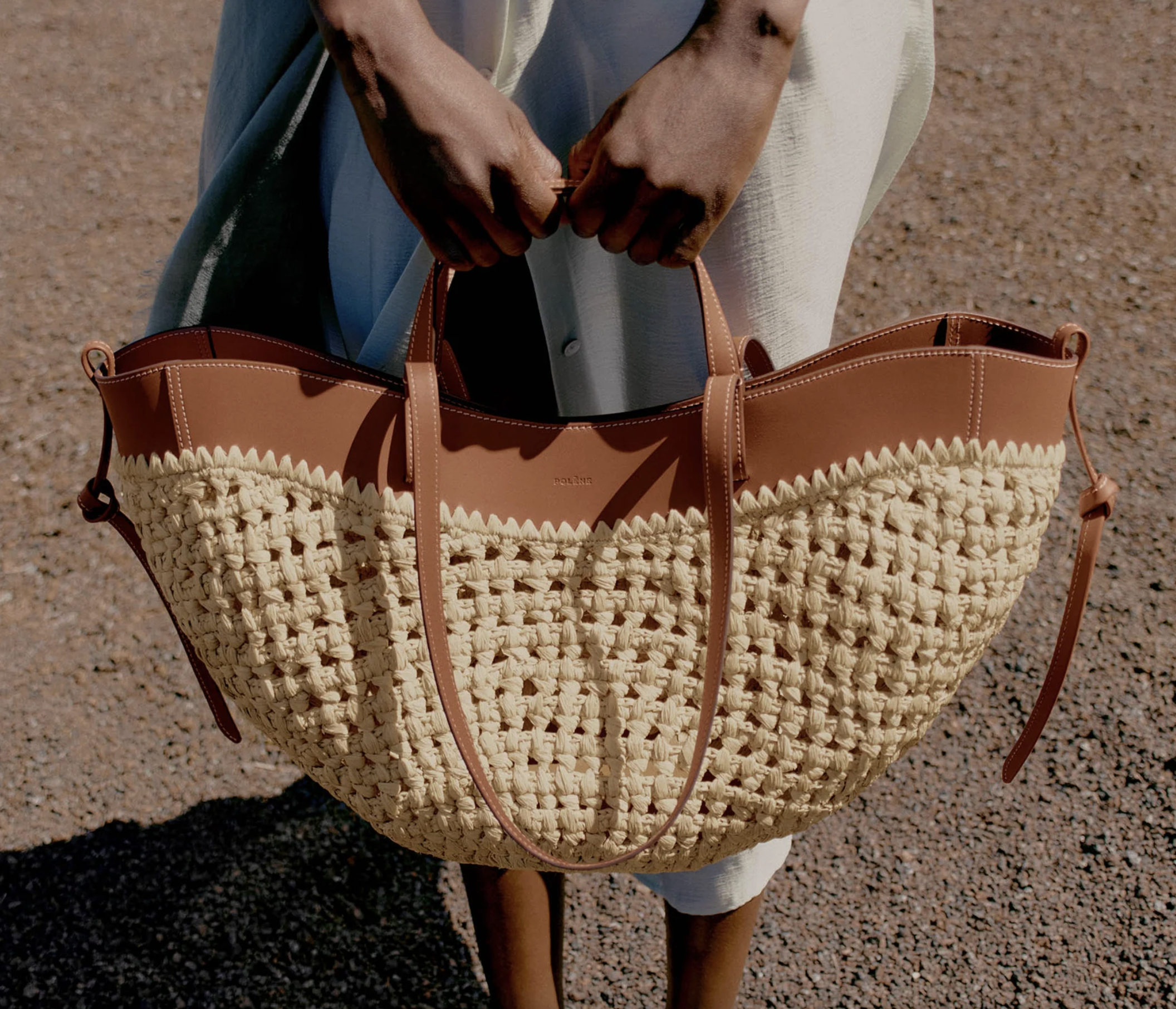 POLENE CYME in Raffia