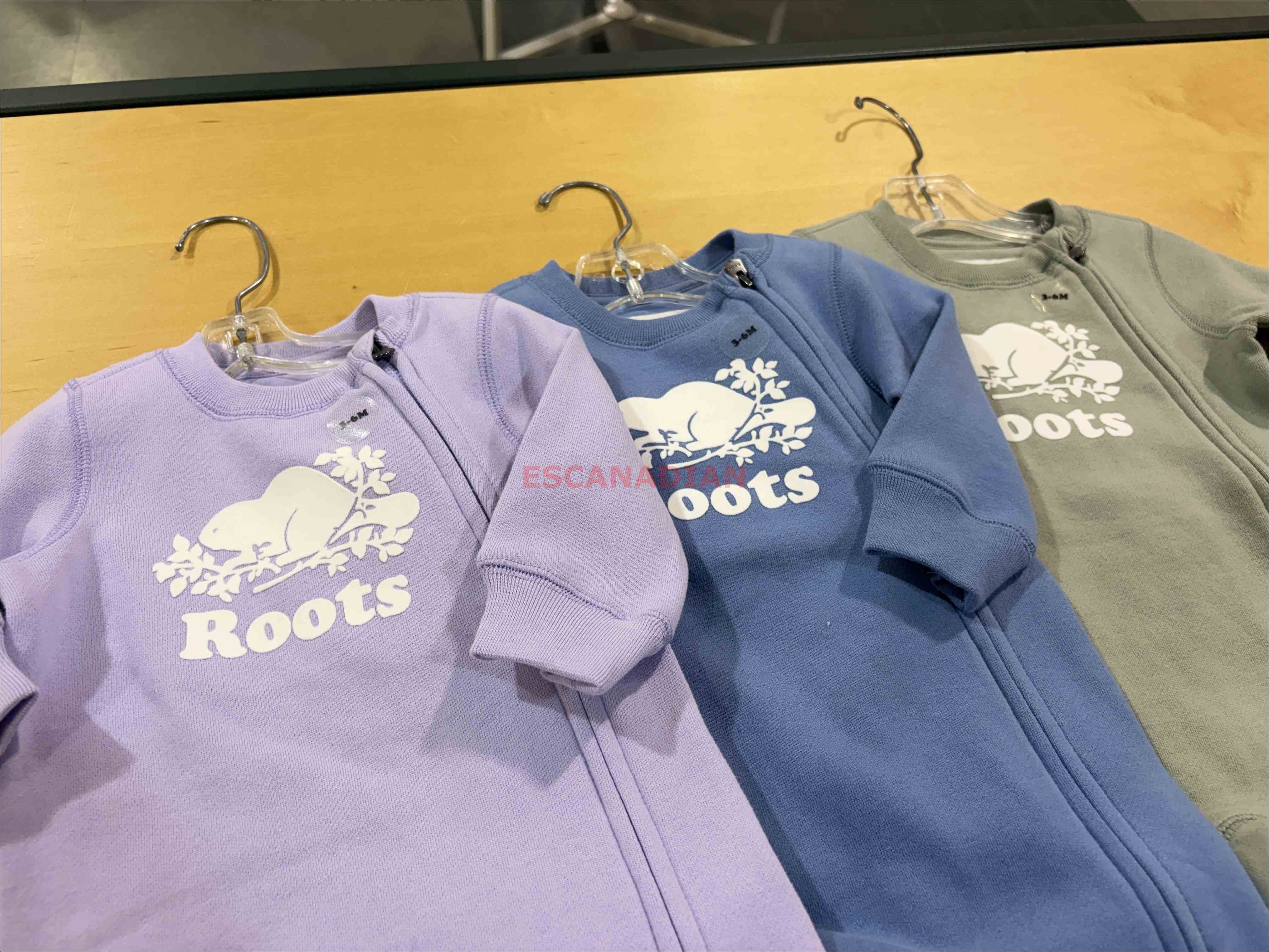 Baby ROOTS 經典款 海狸 刷毛 包屁衣 (3色)