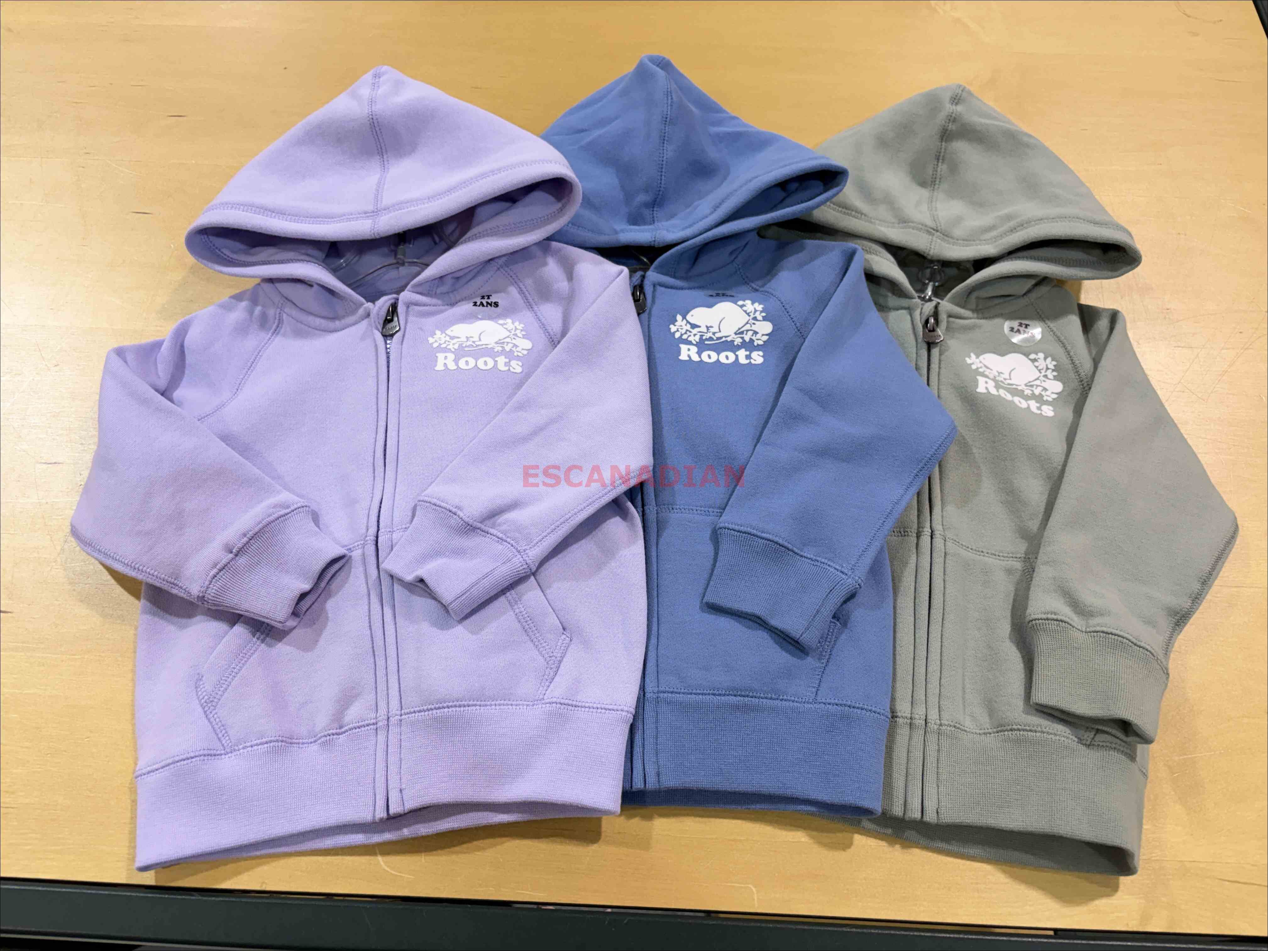 ROOTS 小童/baby 經典款 海狸 硬挺棉質 刷毛 連帽外套 (3色)