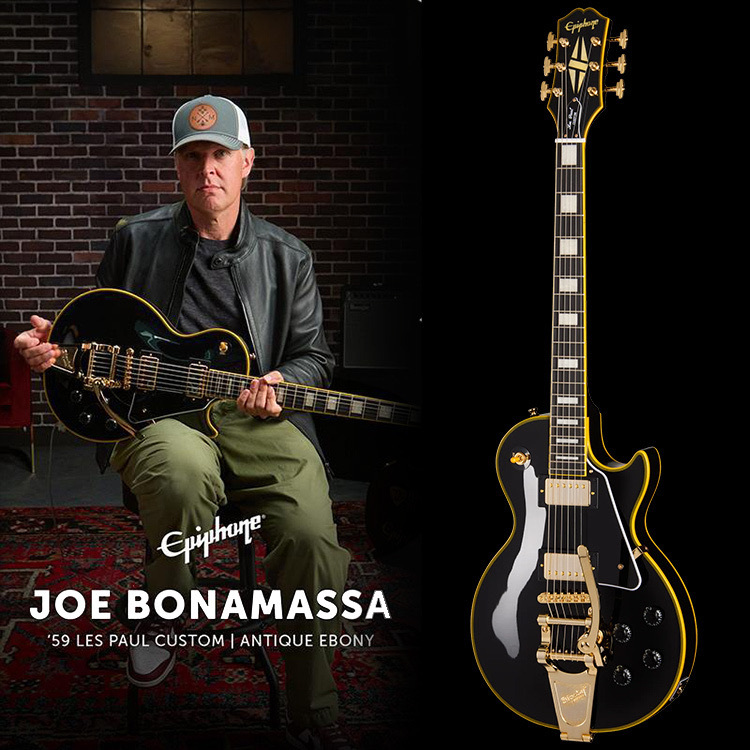 Epiphone Joe Bonamassa 簽名款 Epiphone 1959 Les Paul Custom 電吉他 — 三峽吉他 / Bass