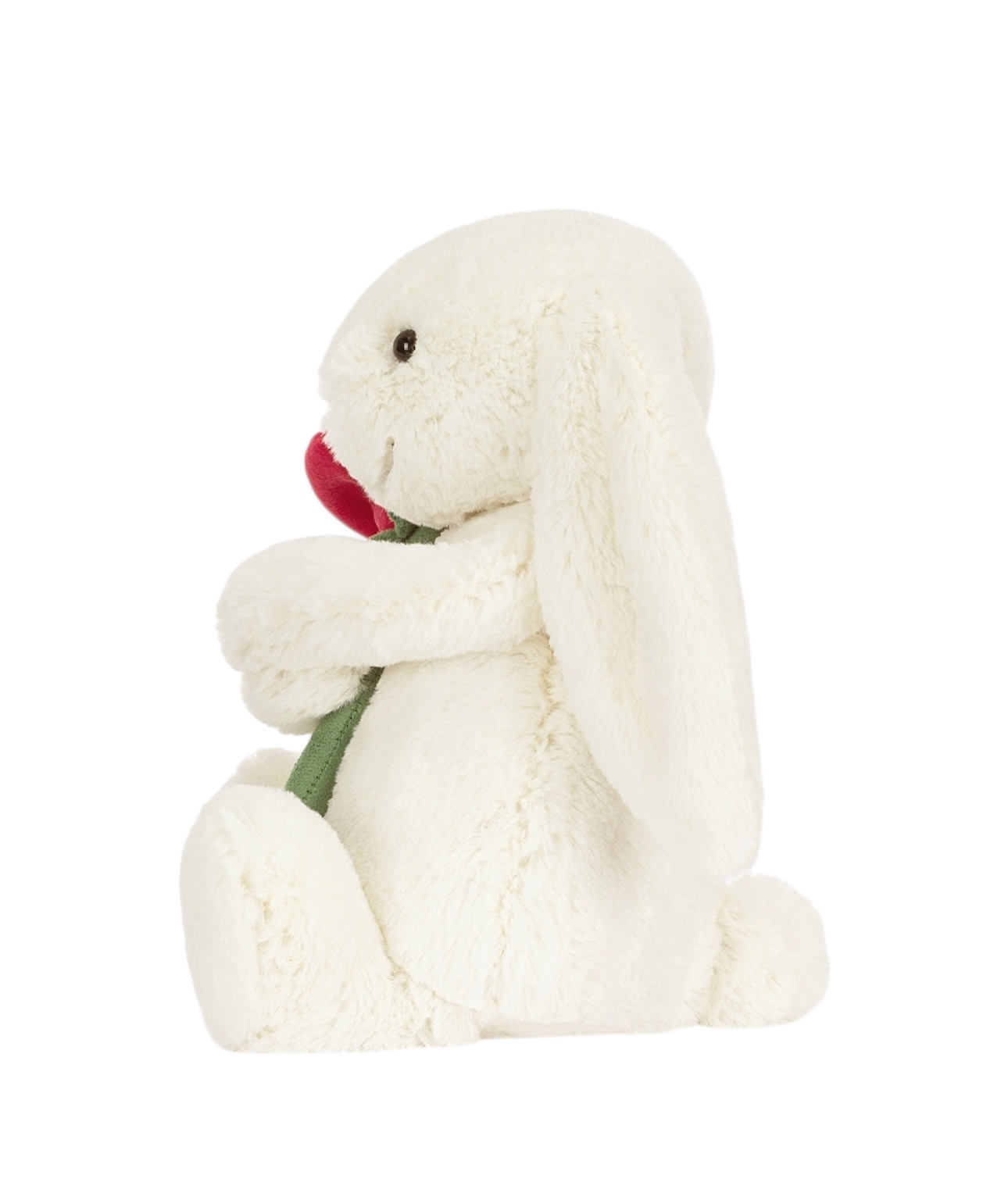 Jellycat Bashful Bunny with Rose 31cm