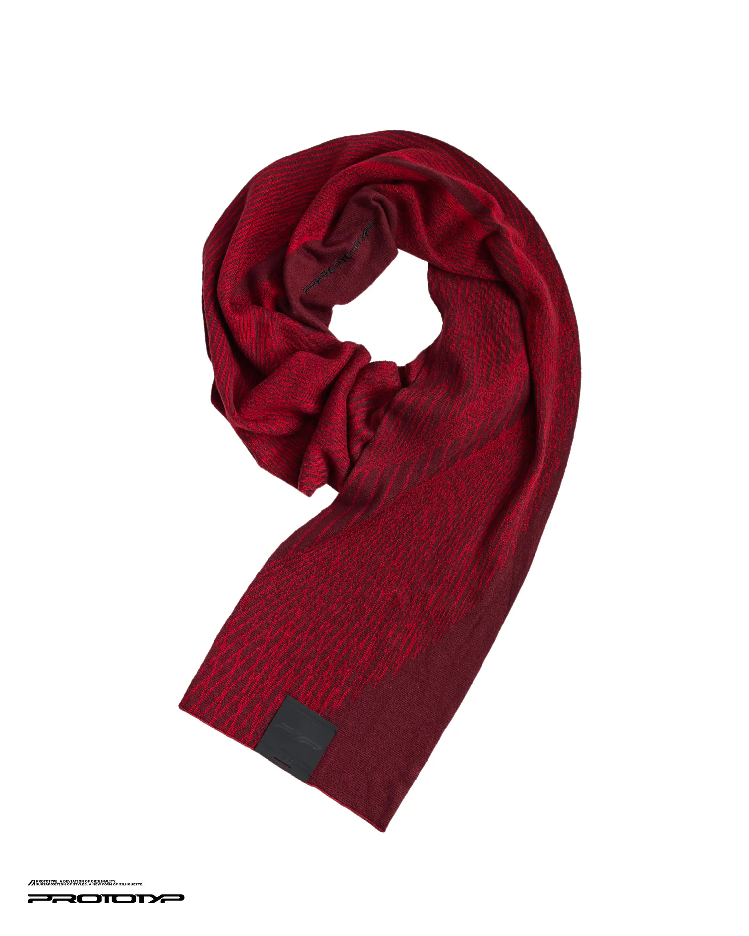 PROTOTYP | PTP-25A-ACC-005 ACCELERATION Fluxwave Neck Scarf (Vermillion)
