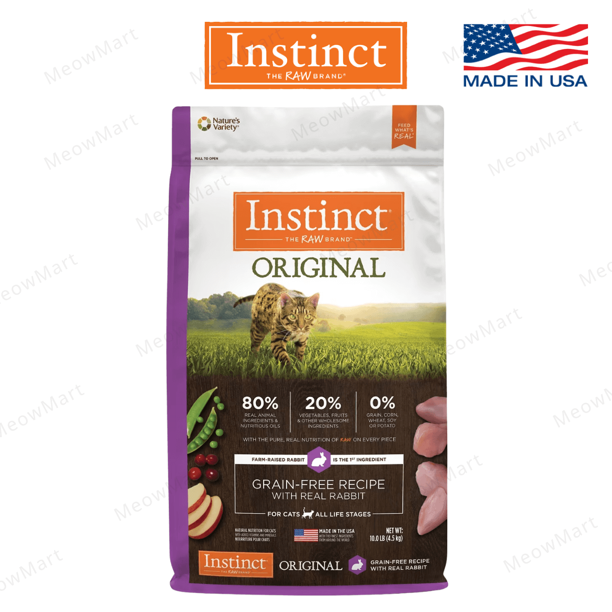 【免費試食】Instinct 無穀物貓糧 - 兔肉