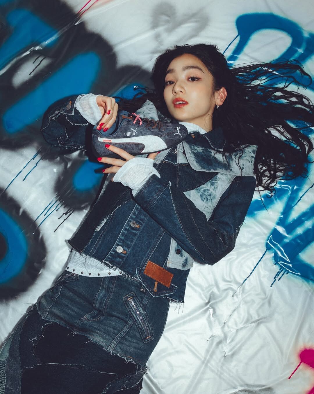 🇯🇵 atmos X PUMA SPEEDCAT 牛仔丹寧 白色 焦糖皮革 女鞋 406918-01 / 預購