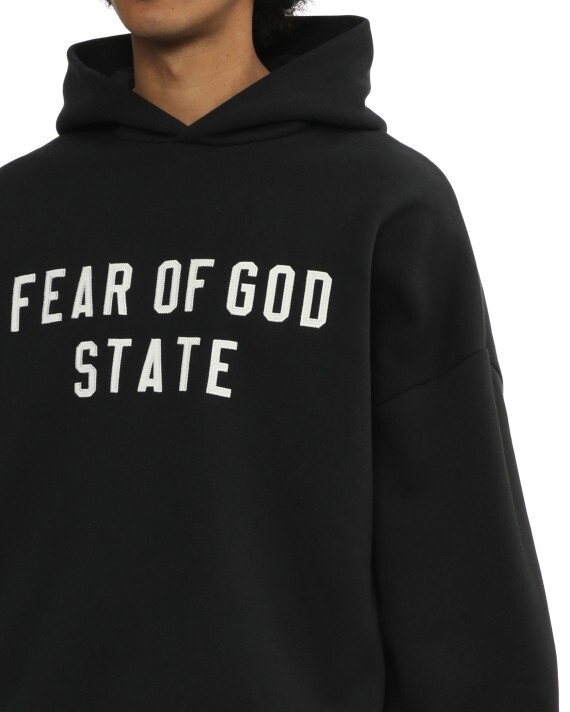 【Focus Store】預購 FOG Essentials FW25 90S Fit Fleece Hoodie "Jet Black" 黑色