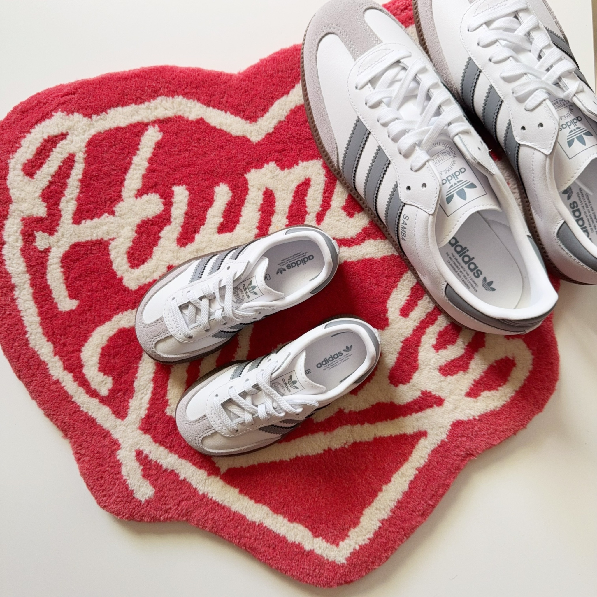 Adidas Originals Samba CF 日本限定 水泥灰 白色 魔鬼氈 小童 中童 童鞋 JQ3195 JQ2841