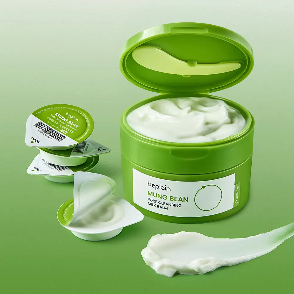 beplain 綠豆淨膚潔面膏 100ml