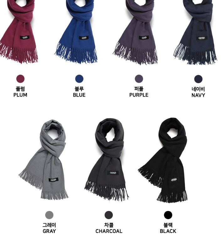 【OWN】ODDSTUDIO 韓系 圍巾 韓國品牌 基本款 針織 格紋 冬季 不分男女 共 32 色 OS20FWMF01SET