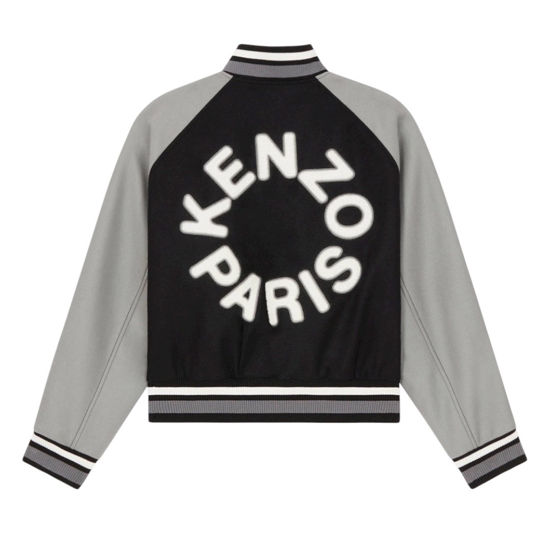 KENZO VERDY  WOOL VARSITY JACKET SIZE S