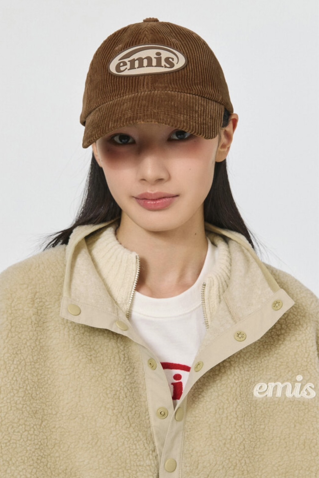 韓國 EMIS 燈心絨 休閒棒球帽