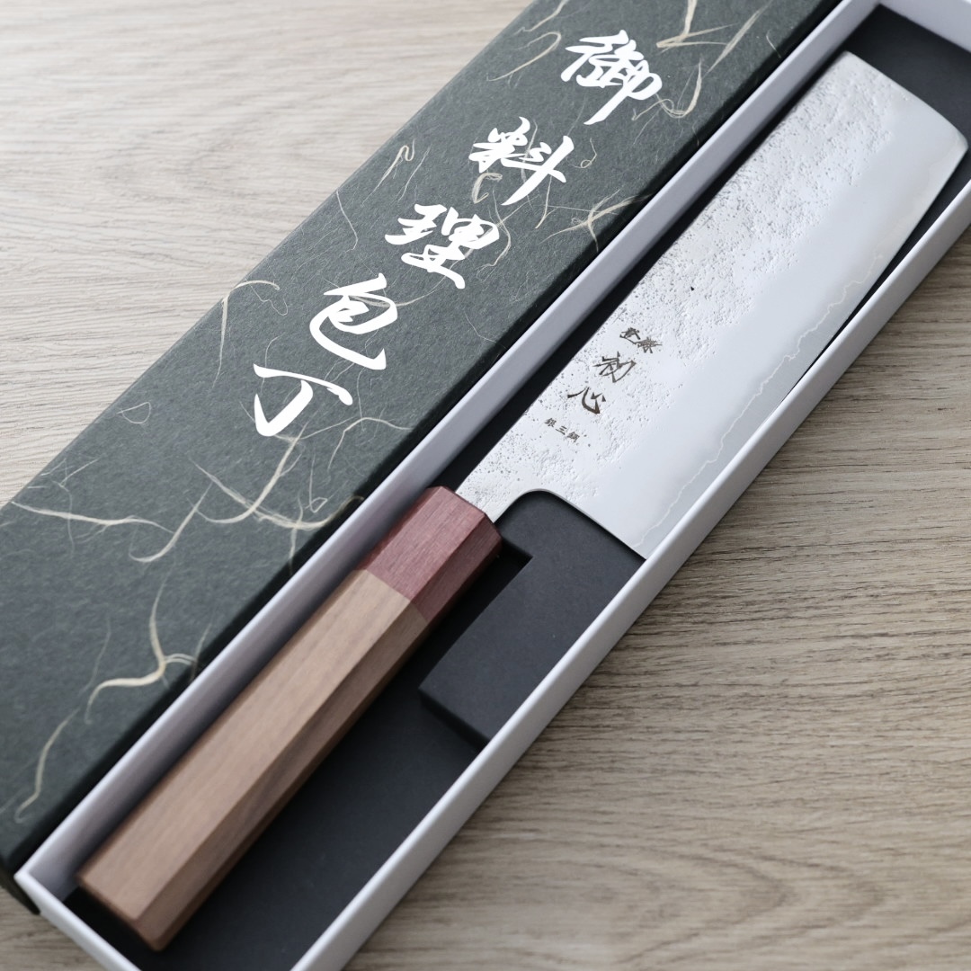 初心 銀嶺 菜切 165mm 銀三鋼