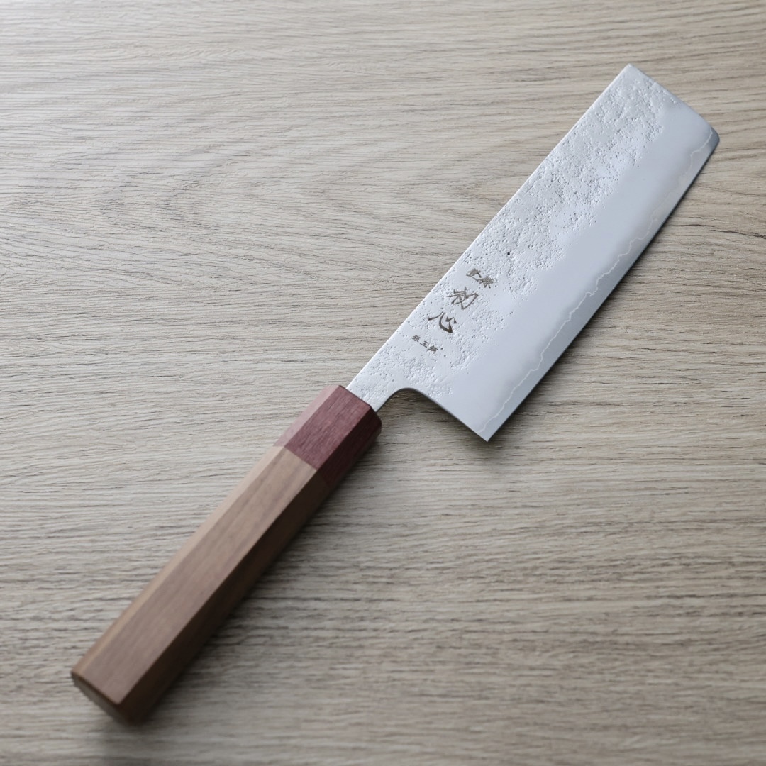 初心 銀嶺 菜切 165mm 銀三鋼