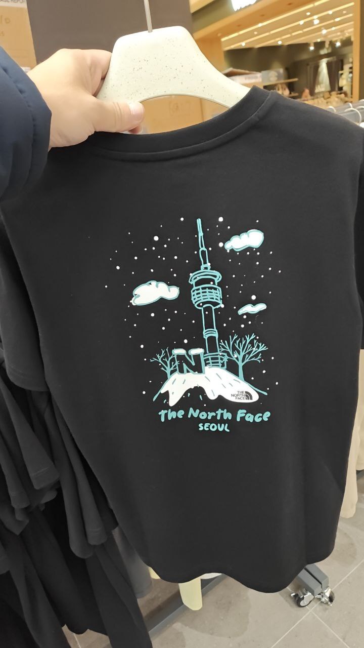 [K] THENORTHFACE BLACK M'S SEOUL FOUR SEASONS S/S R/TEE, NT7UQ26D-BLK (KTNF82)