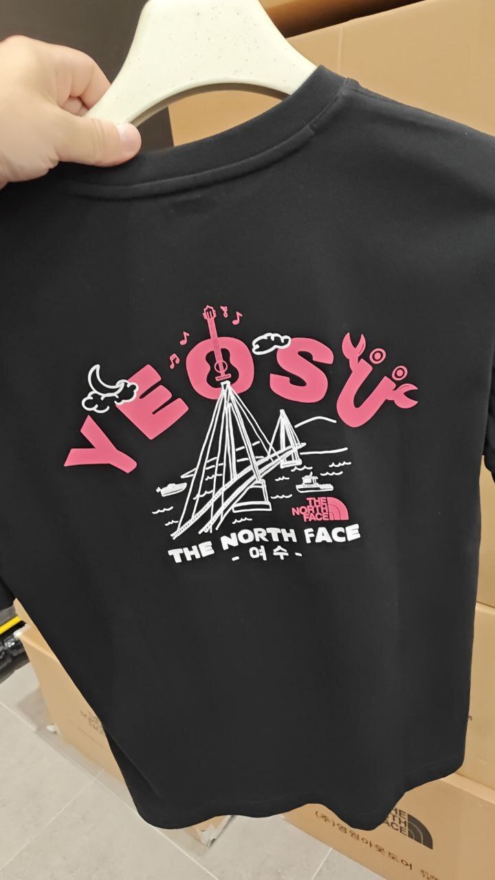 [K] THENORTHFACE BLACK TNF YEOSU EDITION S/S R/TEE, NT7UR43A-BLK (KTNF84)