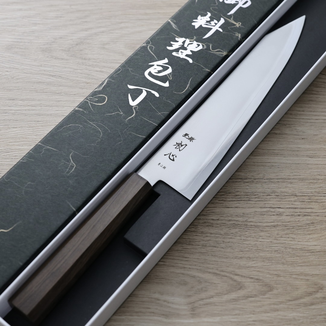 初心 海神 切付牛刀 210mm 青紙鋼