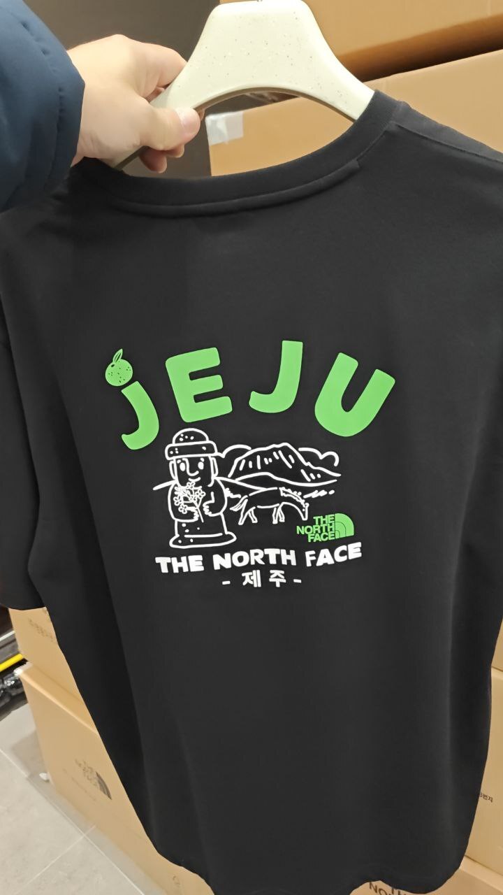 [K] THENORTHFACE BLACK TNF JEJU EDITIO S/S R/TEE, NT7UR44A-BLK (KTNF85)