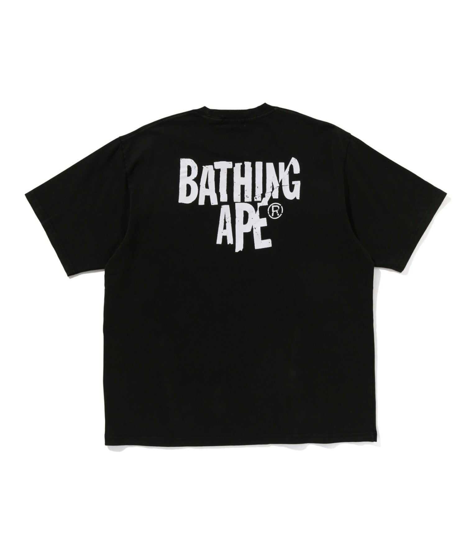 2025AW BAPE A BATHING APE HEAVY WASHED APE HEAD RELAXED FIT TEE 水洗 寬版 短T 現貨 1L30109351