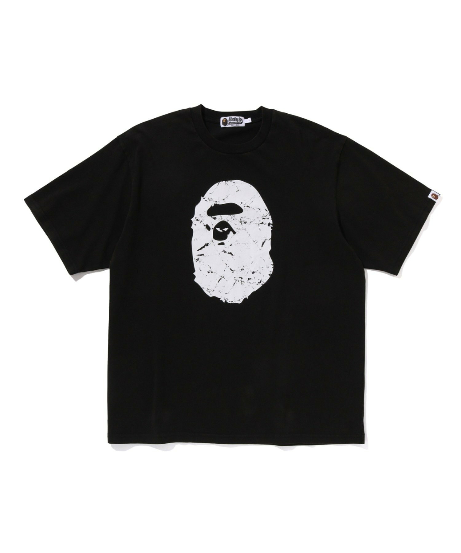 2025AW BAPE A BATHING APE HEAVY WASHED APE HEAD RELAXED FIT TEE 水洗 寬版 短T 現貨 1L30109351