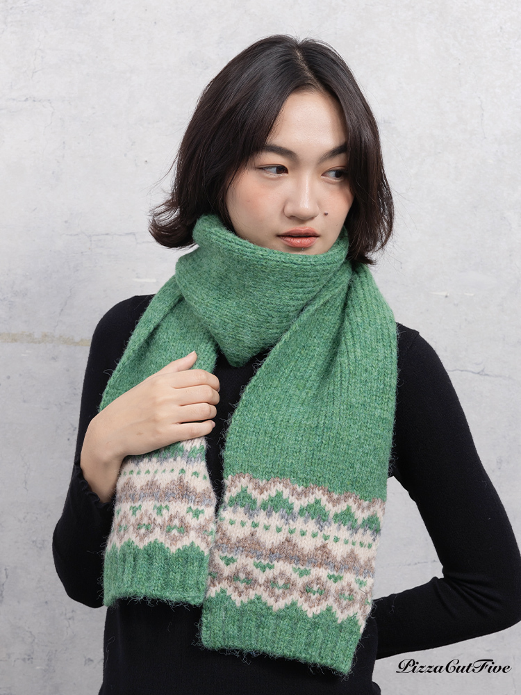 [兩件999]復古圖騰圍巾 PizzaCutFive PCF253631011