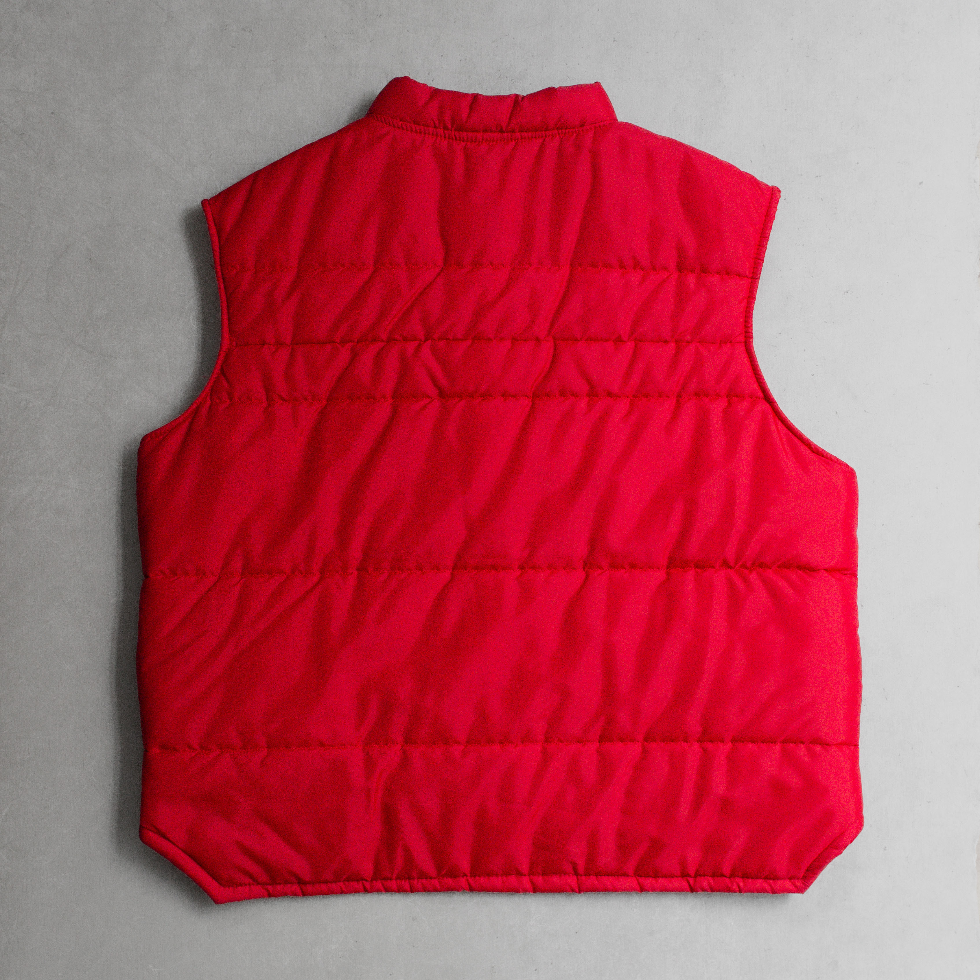 SWINGSTER PUFFER VEST 美國 紅色 絎縫 素面 鋪棉 背心 XL