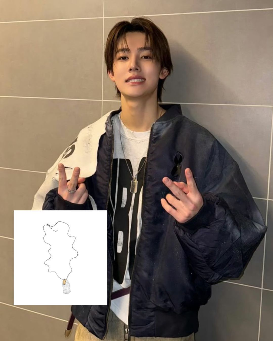 <嚴成玹同款> Diesel 吊牌項鍊