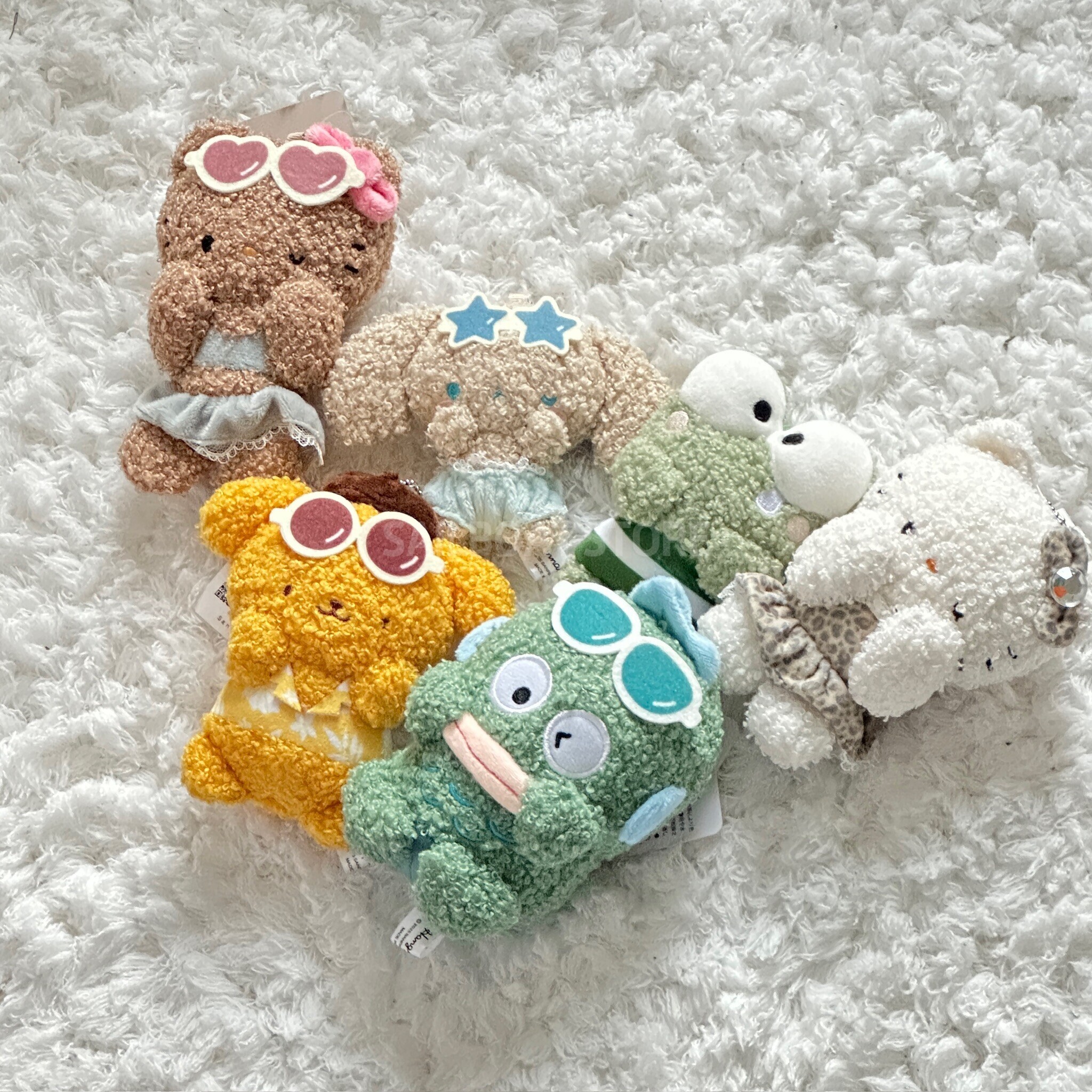 #部分現貨 AS KNOW AS plus × 三麗鷗 度假系列 吊飾鑰匙圈