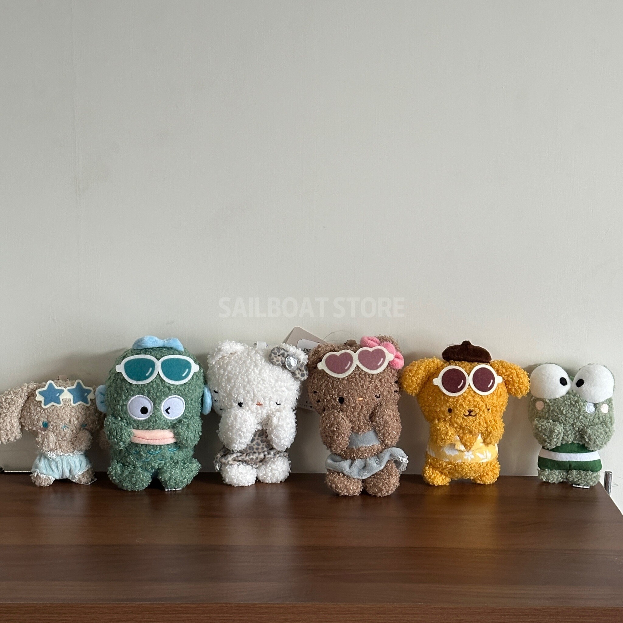 #部分現貨 AS KNOW AS plus × 三麗鷗 度假系列 吊飾鑰匙圈