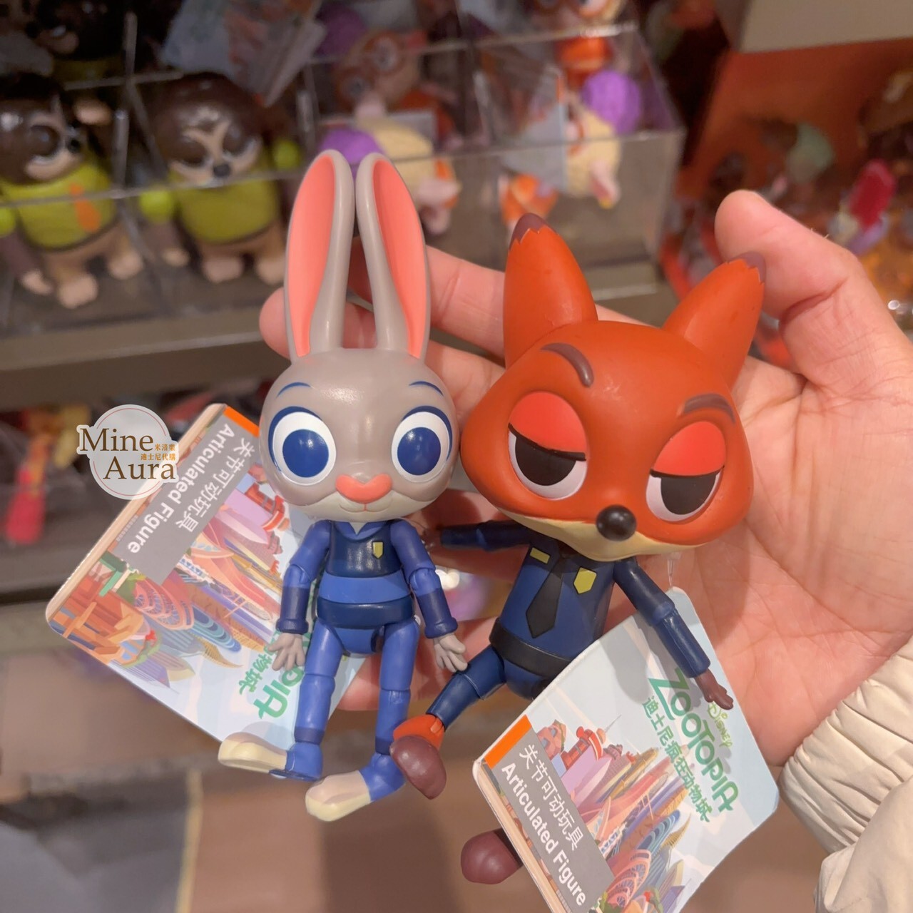 動物方城市 Zootopia 經典角色 可動關節 玩具 公仔 -上海迪士尼樂園