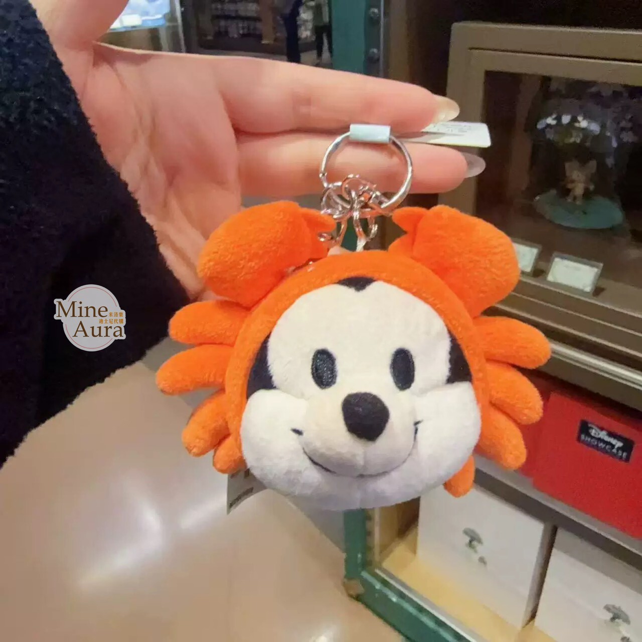 米奇和朋友們樂享上海系列 米奇 Mickey 大閘蟹 螃蟹 造型 鑰匙圈 吊飾 -上海迪士尼樂園