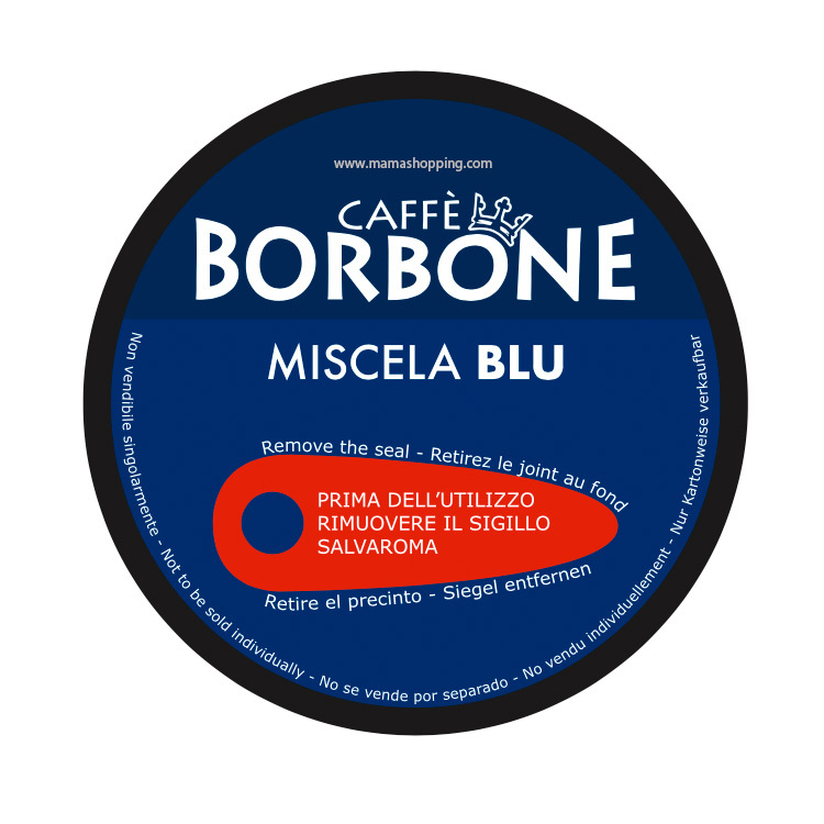 BORBONE BLUE Blend 香濃意式咖啡膠囊 (15 杯裝) - 兼容 Dolce Gusto
