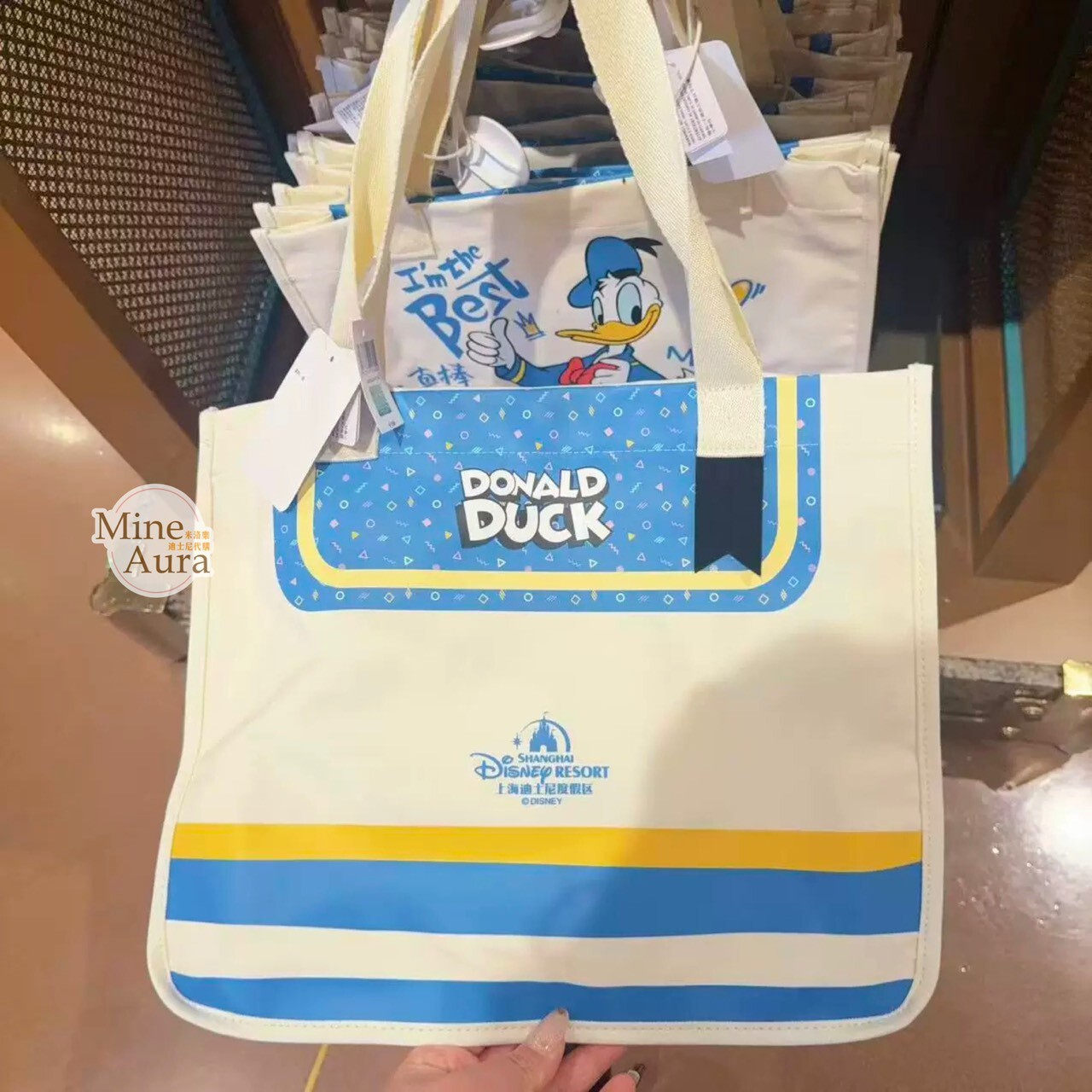 唐老鴨 Donald 愛與多元系列 我真棒 圖案 手提包 -上海迪士尼樂園