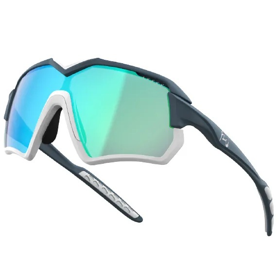 【720】V運動太陽眼鏡(B411-7#消光藍/湖水藍片)#台灣製