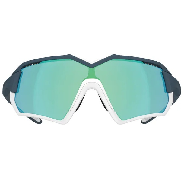 【720】V運動太陽眼鏡(B411-7#消光藍/湖水藍片)#台灣製