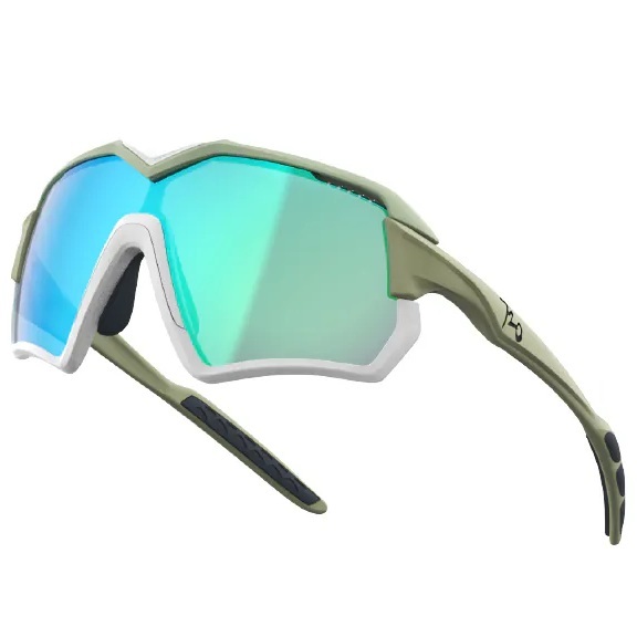 【720】V運動太陽眼鏡(B411-6#消光綠/湖水藍片)#台灣製