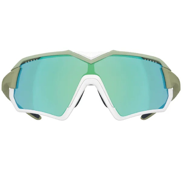 【720】V運動太陽眼鏡(B411-6#消光綠/湖水藍片)#台灣製