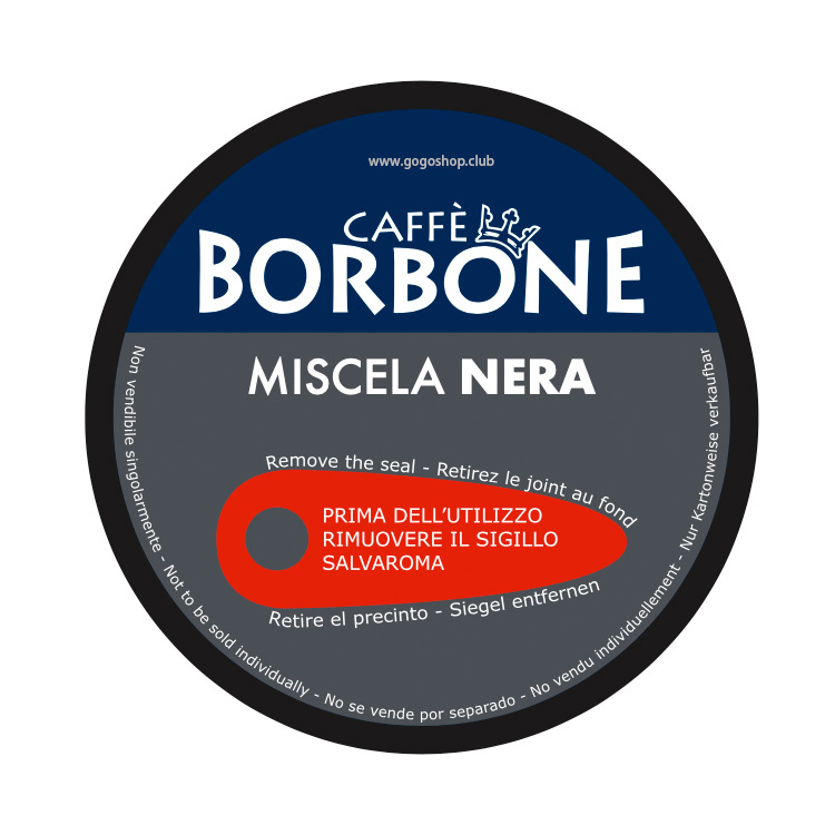 BORBONE NERA Blend 香濃意式咖啡膠囊 (15 杯裝) - 兼容 Dolce Gusto