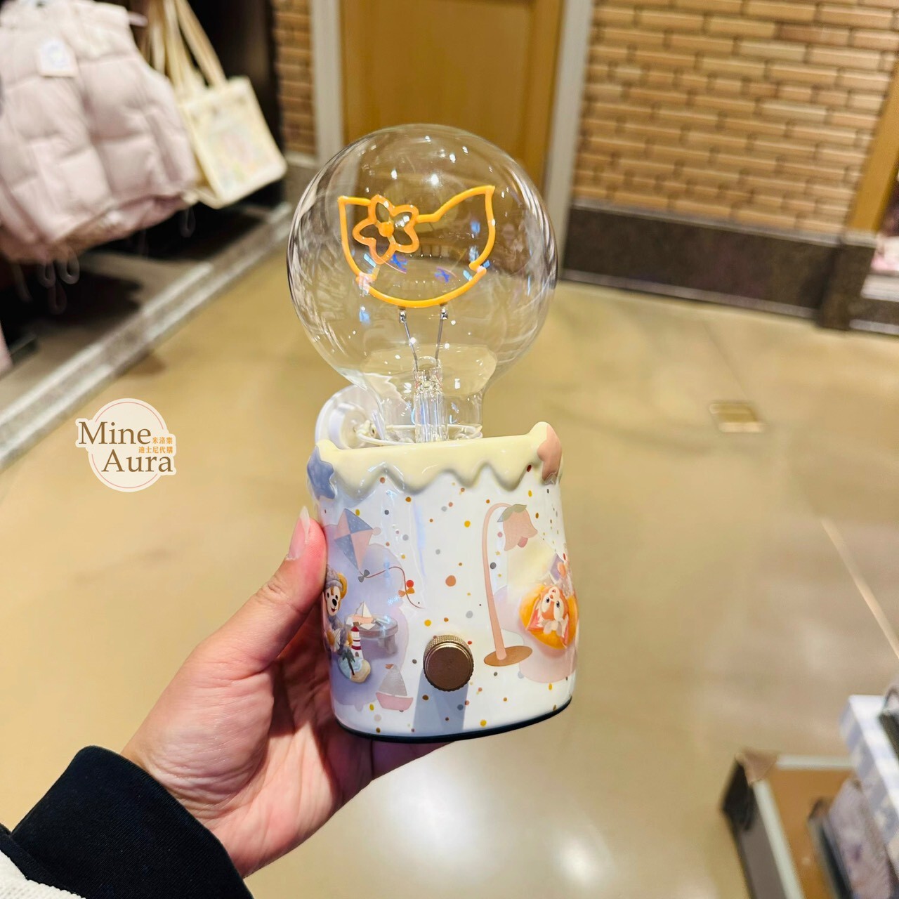 達菲 Duffy 與好友們 小小伙伴系列 玲娜貝兒 LinaBell 造型 夜燈 擺飾品 -上海迪士尼樂園