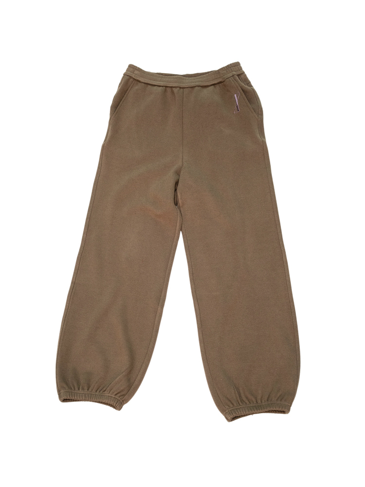 Khaki Feather Arrow Knit Pants