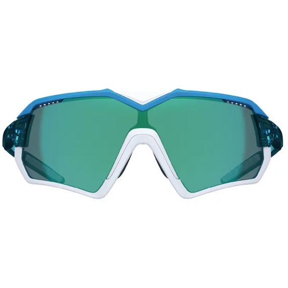 【720】V HiColor運動太陽眼鏡(B411-8-HC#透明青綠/HC紫綠片)#台灣製