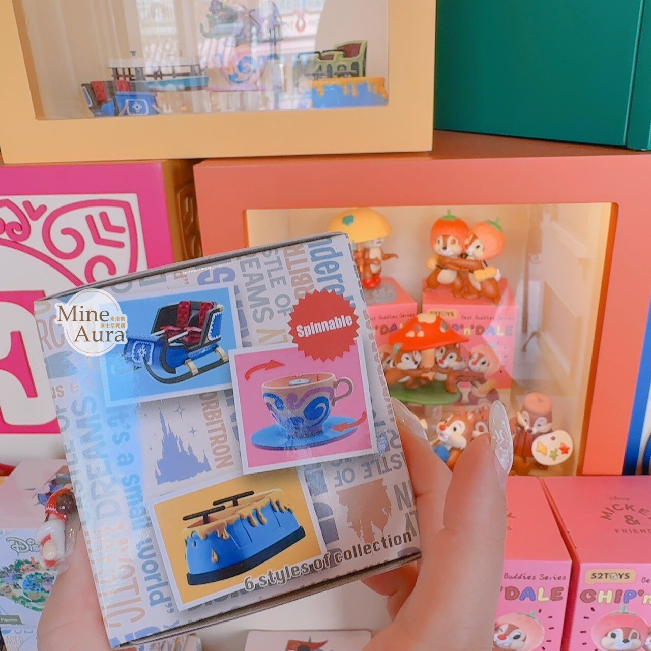 香港迪士尼 園區遊樂設施 造型 公仔 擺飾品 盲選盒 盲盒 -香港迪士尼樂園