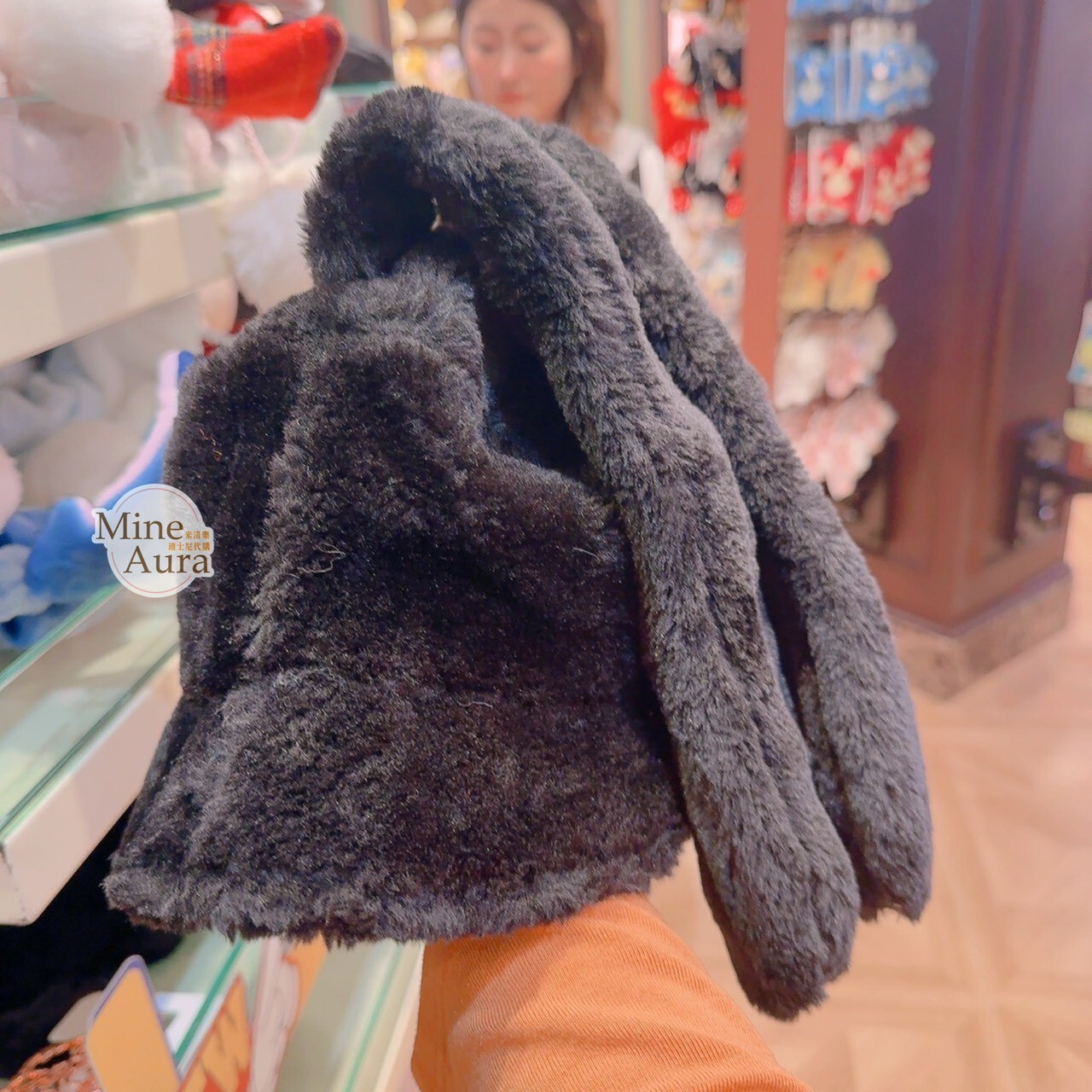 幸運兔 奧斯華 Oswald 立體耳朵 造型 漁夫帽 帽子 -香港迪士尼樂園