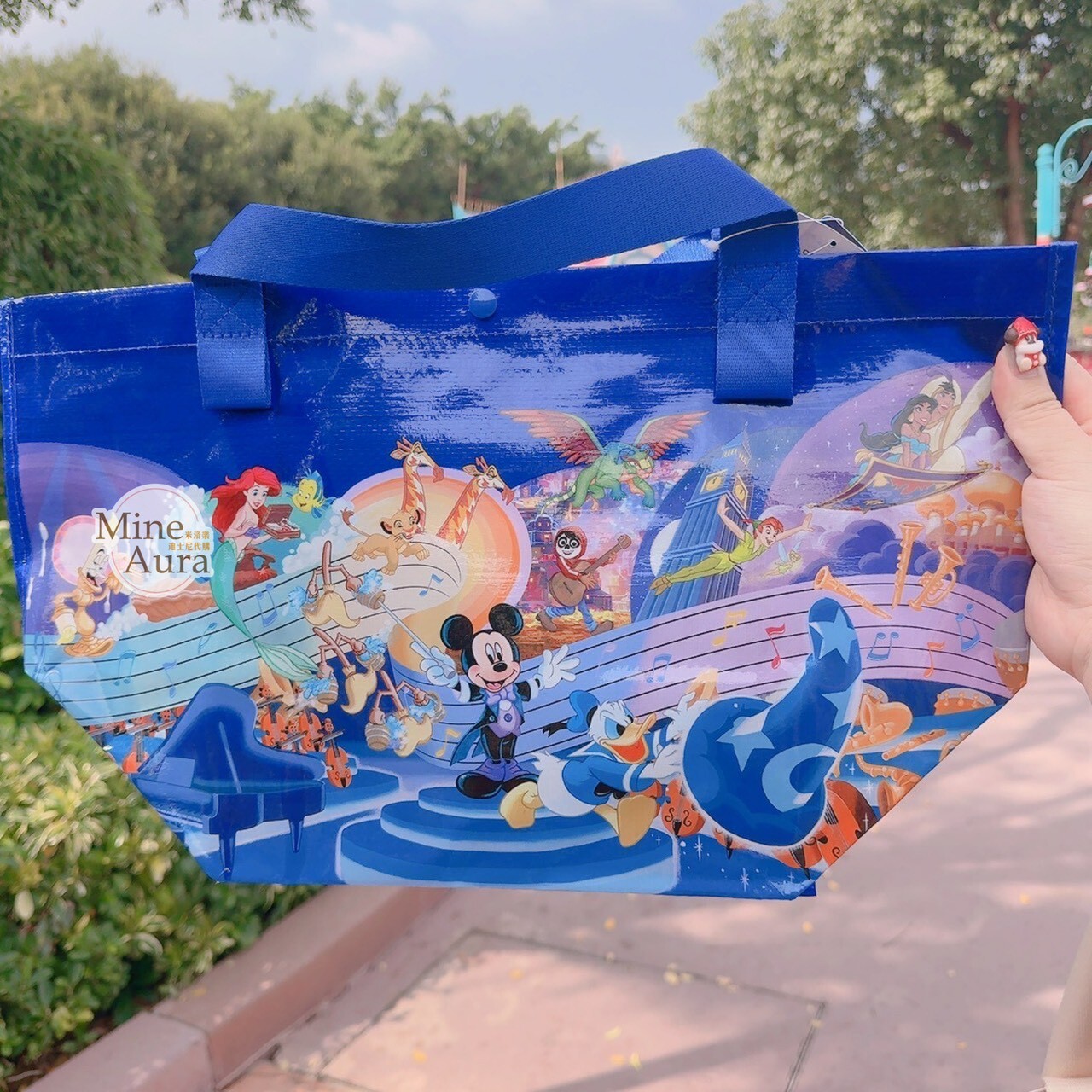 米奇 Mickey 米奇幻想曲 philhar magic 圖案 S號 購物袋 提袋 環保袋 -香港迪士尼樂園