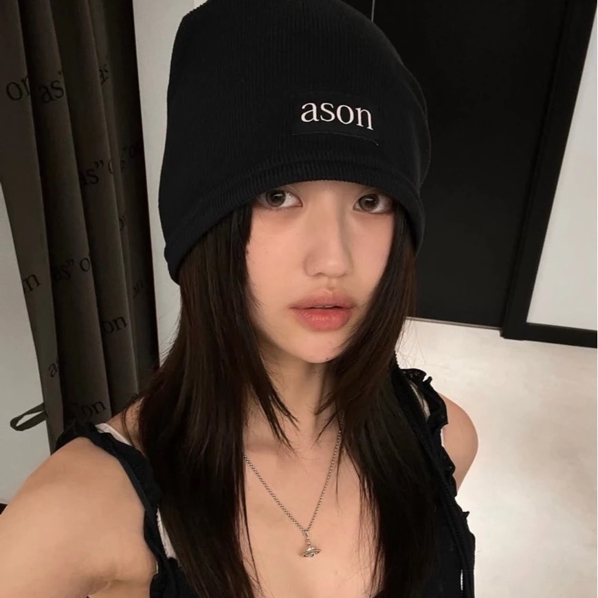 【預購】韓國 ason Moon Beanie 經典 Logo 品牌小標 可調整式 冷帽 Jiwoo同款