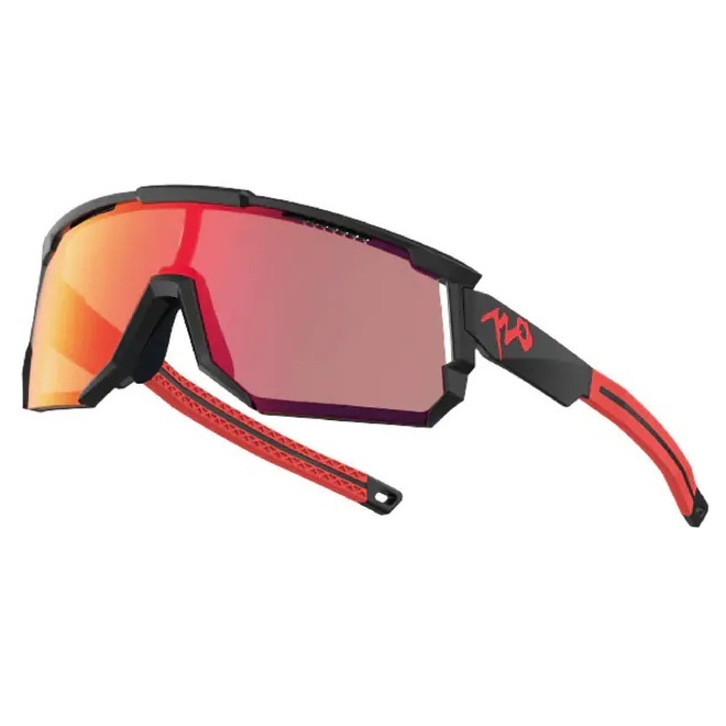 【720】Mars Jr HiColor運動太陽眼鏡(S161-SP2-HC#消光黑/HC黑紅片)#台灣製